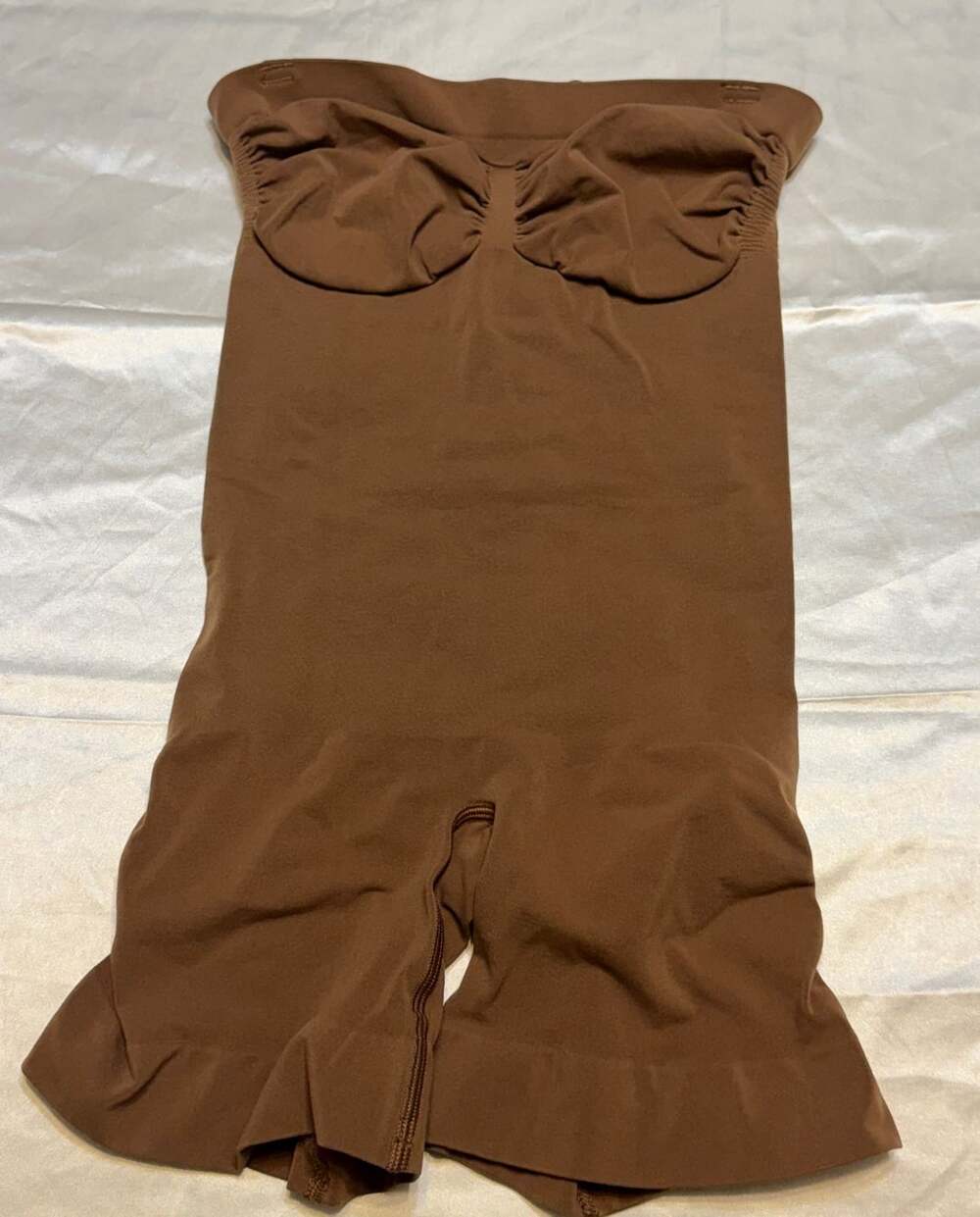 SKIMS Seamless Sculpt Mid-Thigh Bodysuit Brown Shapewear